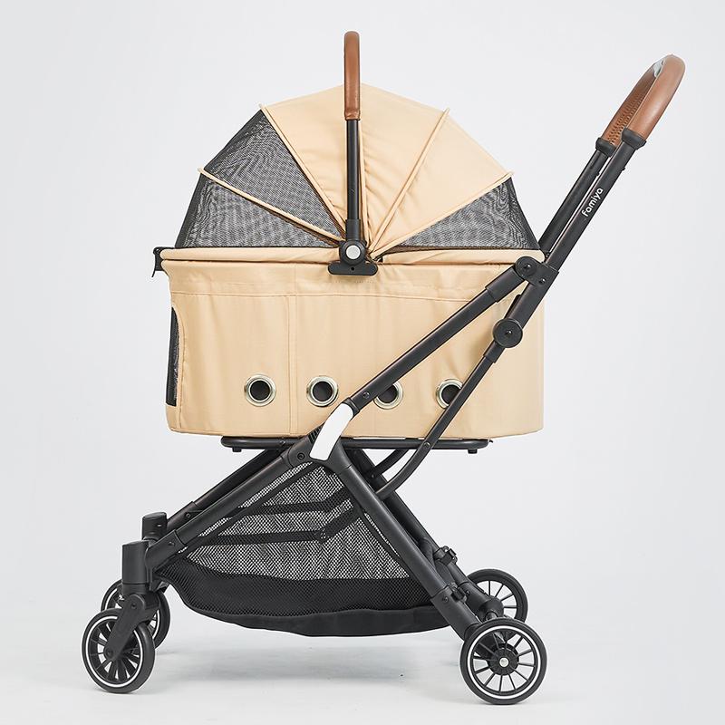 Factory Direct Sale Luxury 4 wheel pet stroller