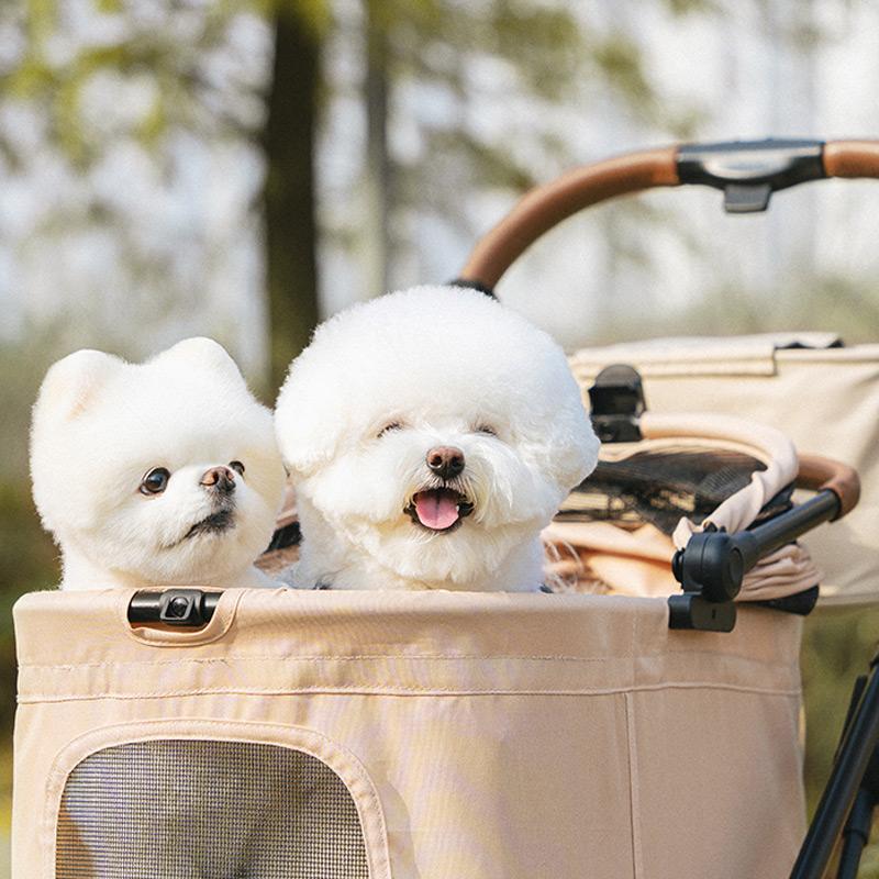 Factory Direct Sale Luxury 4 wheel pet stroller