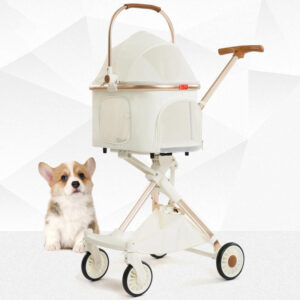 4 Wheels Lightweight Folding Cat Dog Stroller