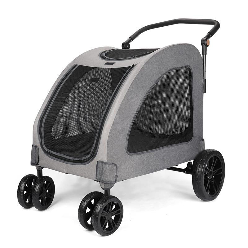 Luxury 4 Wheels Lightweight Foldable Pet Stroller