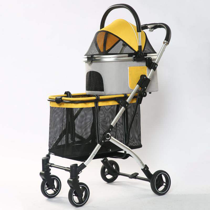 Designer Diy foldable pet cat stroller