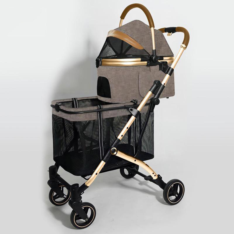 Designer Diy foldable pet cat stroller