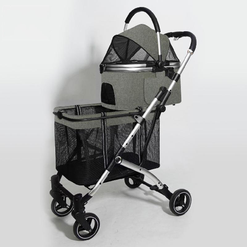 Designer Diy foldable pet cat stroller