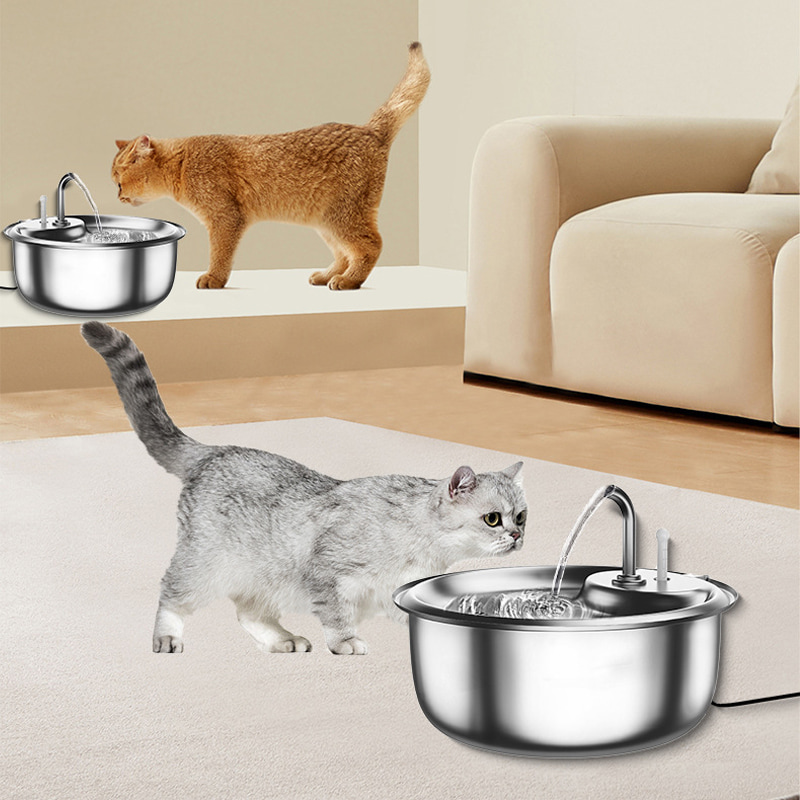 Wholesale New Stainless Steel Drinker for Cat