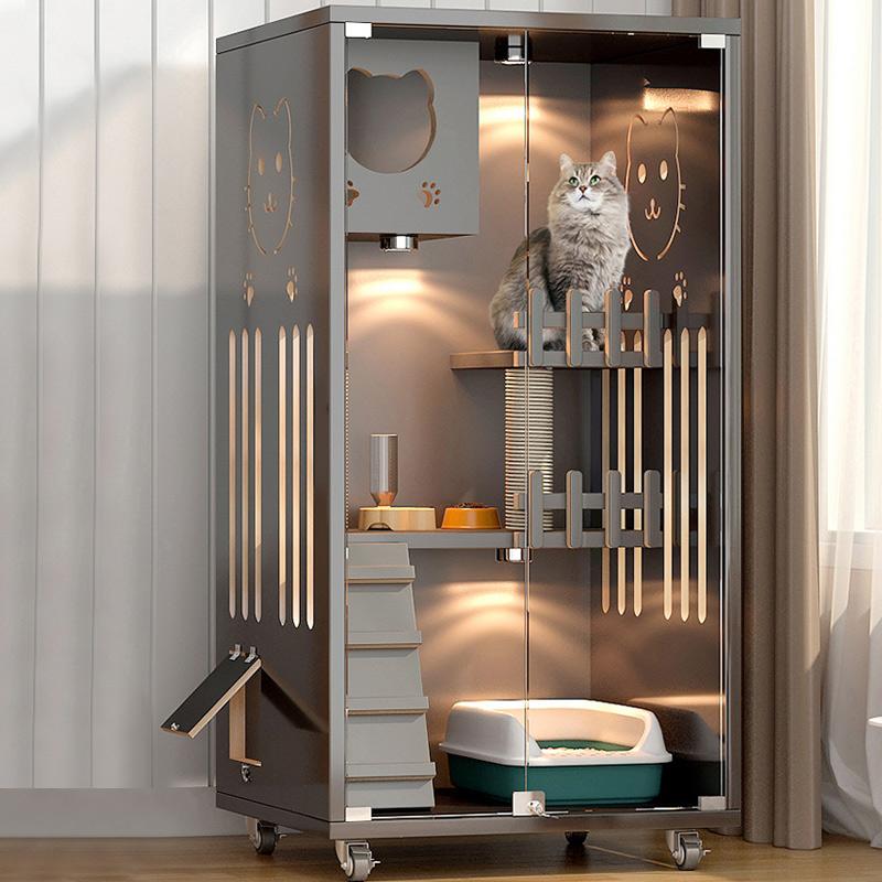 Pet Vet Indoor Use Cat Villa Cage