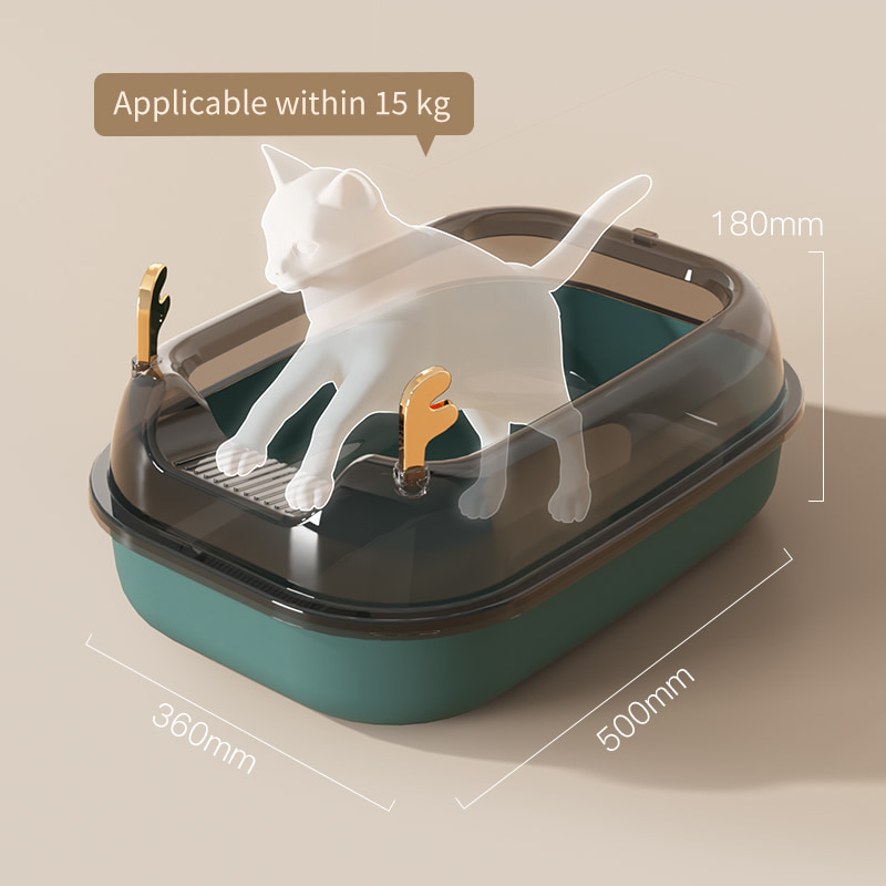 Factory direct plastic pet cat toilet box