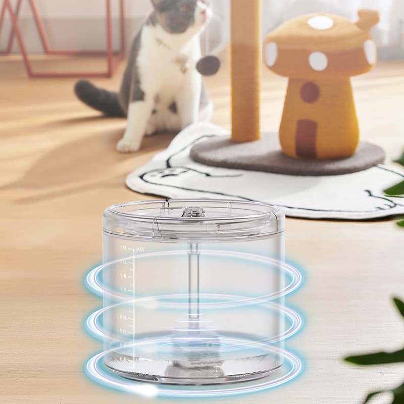 Cat food and water dispenser