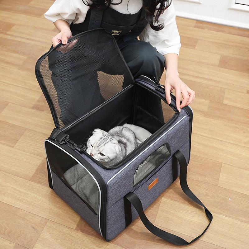 Soft Sided Collapsible Travel Puppy Carrier