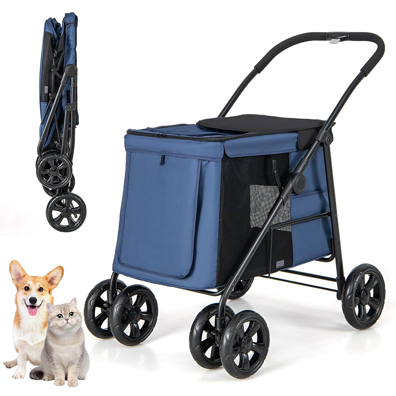 Factory direct sale luxury dog stroller