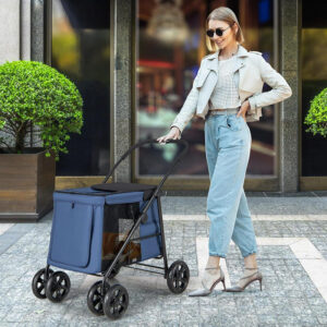 Factory direct sale luxury dog stroller