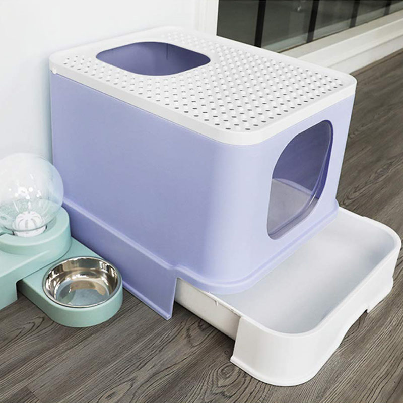 Wholesale Cheap Big Space Cat Litter box