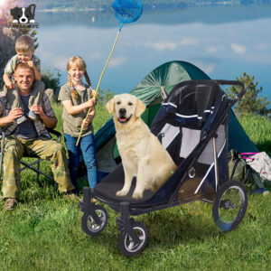 Factory Wholesale Four Wheel Pet Stroller