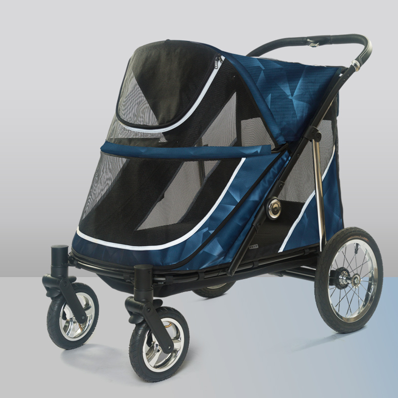 Factory Wholesale Four Wheel Pet Stroller