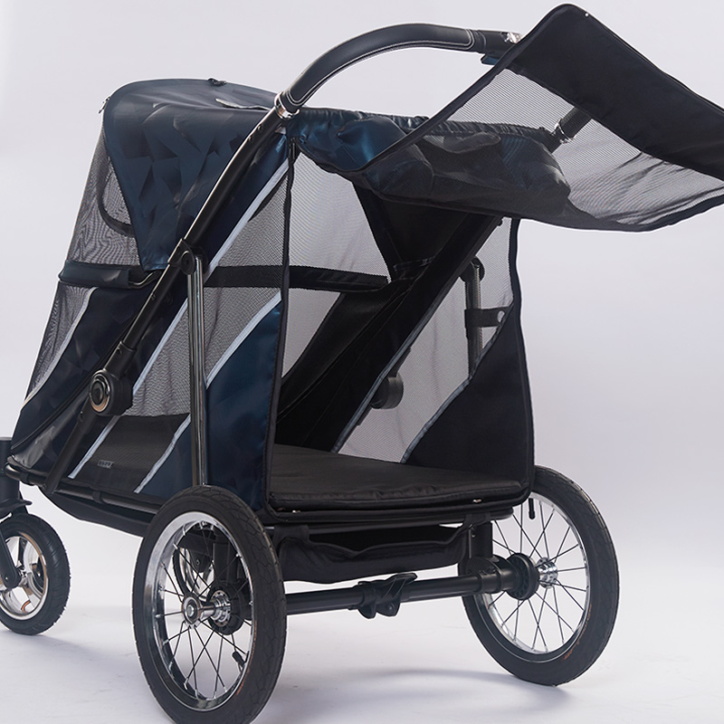 Factory Wholesale Four Wheel Pet Stroller