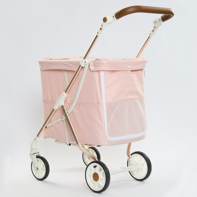 One-touch Folding Storage Pet Stroller