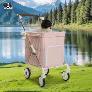 One-touch Folding Storage Pet Stroller