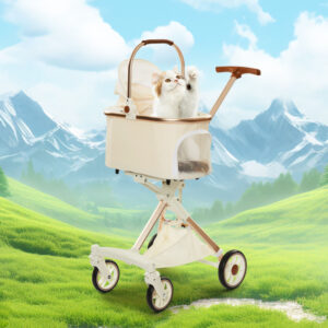 Foldable Small Volume Large Capacity Pet Stroller