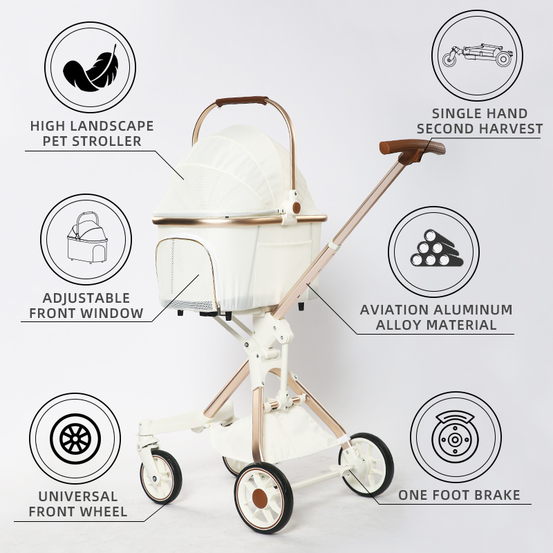 Factory wholesale and direct sales of pet stroller