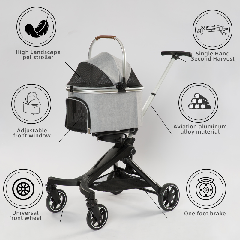 Double Dog Stroller For 2 Dogs