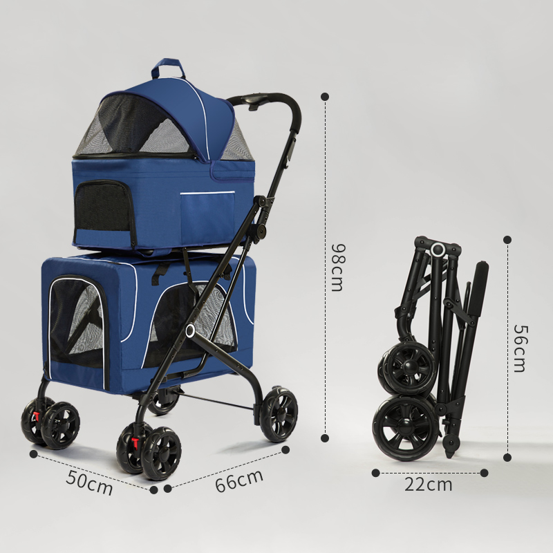 Double Decker Pet Bus Stroller